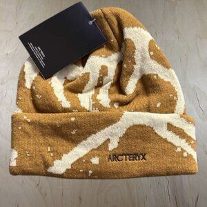 Arc'teryx Tan and Cream Beanie